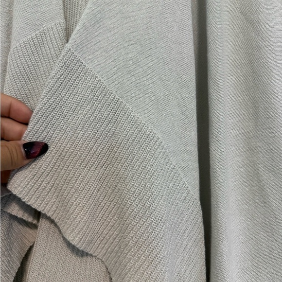 Eileen Fisher Vest Medium Knit Open Front  Silk/Cotton Oatmeal Beige Sleeveless - Picture 3 of 5